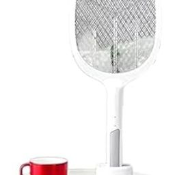 CozyEdge- Mosquito Killer Racket Rechargeable Handheld Electric Fly Swatter Mosquito Killer Racket Bat with UV Light Roshield Rat & Mouse Killer-28