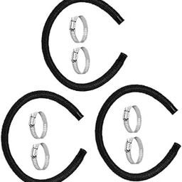 CALANDIS™ Pool Hose 1.25inch Dia. Swimming Pool Pump Hose Replacement Pipe Black 3PCS | Pool Equipment Parts & Accs | Pool Equipment & Parts | Pools & Spas | Yard, Garden & Outdoor Living-picture-9