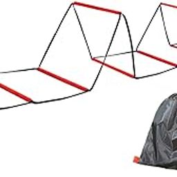 THE STYLE SUTRA® Agility Ladder Rugby Easily Set up Folded Versatile Football Footwork Ladder 10 Grids with Bag | Sporting Goods | Team Sports | Soccer | Training Aids-image-28
