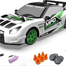 codally 1:24 RC Drift Car – 4WD 20 Km/h High-Speed Remote Control Car with LED Lights, Racing & Drifting Wheels, Rechargeable Battery – Toy Gift for Boys & Girls-12