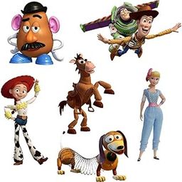 Toy Story Theme Cutout (6 inches/250 GSM Cardstock/Mixcolour/12Pcs)-image-18