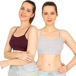 Sports Premium Dual Layered Bra for Girls and Women (Combo Pack of 02)-picture-33