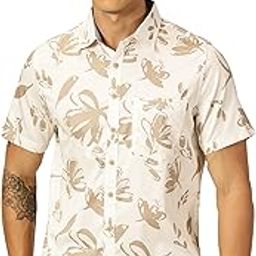 Men's | Printed | Half Sleeve | Regular Fit | 100% Cotton | Spread Collar | Casual Shirt-image-99