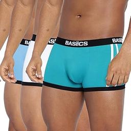 BASIICS Men's Body Boost Striped Trunk (Pack of 3)-image-3