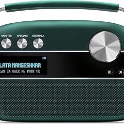 Saregama Carvaan Premium Hindi - Portable Music Player with 5000 Preloaded Songs, FM/BT/AUX (Emerald Green)-21