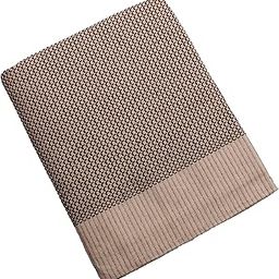 THARUNSHA ELITE Single Size Cotton Blanket/Solapur Chaddar/Cotton Bedsheet/Reversible Blanket Sandal (60X90 Inches) Set Of 1 (Sandal), 200 TC-6