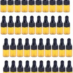 Enakshi® 40 Pieces Mini Refillable Glass Dropper Bottle for Essential Oils 1ML 2ML|Health & Beauty | Natural & Alternative Remedies | Aromatherapy-image-27
