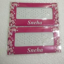 MADHAV ENTERPRISES white pearl bindi (pack of 2)-13