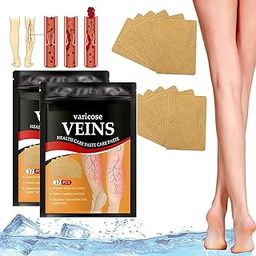 Swopply Varicose Veins Patches Dredge Vein Smoothing Reduce Swelling Relieve Muscular Joint Pain Instant Natural Pain Relief Improve Blood Circulation-image-39
