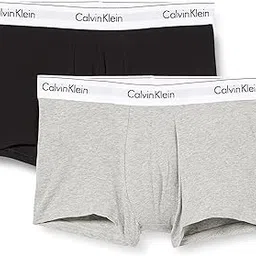 calvin klein Men's 2 Pack Modern Cotton Stretch Trunk-picture-9