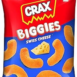 Crax Biggies - Swiss Cheese Puffs 65 g | Cheese ka Dhamaka | Indian Masala Magic | Crunchy Snack | Social Gatherings, Fun Snack | Crunchy Gourmet Snacks for Parties, Drinks, Tea & Coffee | 100% Vegetarian-image-71