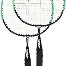 Hipkoo Sports Thunder Excellent Strung Wide Body Aluminum Badminton Racket with Cover, Ideal for Beginner, Flexible, Lightweight & Sturdy (Pink, Set of 2)-picture-32