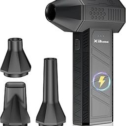 Compressed Air Duster, 180000 RPM Electric Air Duster, Rechargeable Wireless Air Blower with 3 Speed Turbo Fan, Can Air Alternative for Keyboard, PC, Computer, Car, Home-image-23