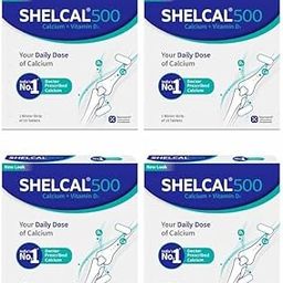 Torrent Shelcal 500 Calcium Tablets With Vitamin D3 | For Healthy And Strong Bone, Joint & Muscles,15 Tablets X Pack Of 4-picture-14