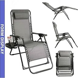 CALANDIS Fabric Cloth for Zero Gravity Chair Folding Sling Chair Dark Grey-53