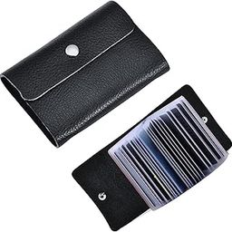 OFIXO Black Leather Unisex Card Holder (OFX_Black_999)-picture-10
