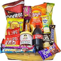 Food Essential Chocolate Gift Hamper Basket for Family/Friend/Corporate/Wedding/Diwali/Christmas/New Year/Bhai Dooj/Rakhi (All Occasions)-picture-8