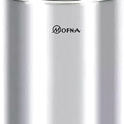 Mofna Stainless Steel Open Type Solid Dustbin Without Lid - Recycle Bin, Trash Can, Paper Bin - Modern and Durable Waste Management Solution (10x14 Inch, 18 Liter, Silver)-0