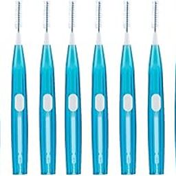 JAZZY PEARLS 10Pcs Push-Pull Interdental Brush Toothpick Floss Teeth Cleaner Oral Care-image-52