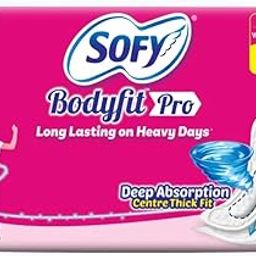 Compatible with Sofy Bodyfit Pro Sanitary Pads (XL Size - 290 mm) 54 pads - Deep Absorption & fragrance, Centre Thick Fit, Soft on skin with comfy dry top sheet, with disposable wrap, (3 * 18 Pads)-image-51