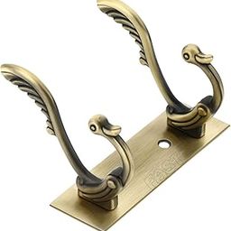 FAST CH13 2 Hanging Hook Stainless Steel Brass Antique Wall and Door Mounted Towel Hooks Rack-image-61