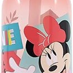 Gluman Water Bottle for Kids | Kids Cartoon School Water Bottle, 510 ml BPA Free | Disney Sippy Water Bottle for Kids with Flip-Top Closure | Picnic Bottle | Food Grade | Leakproof (Disney Minnie)-picture-18