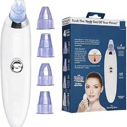 D FORE Electric Derma Blackhead Remover Tool for Clearer Skin | Vacuum Suction Machine for Whitehead | Facial Cleanser Device for Face 4-in-1 | Acne Pimple Pore Cleaner Tools for Nose-54