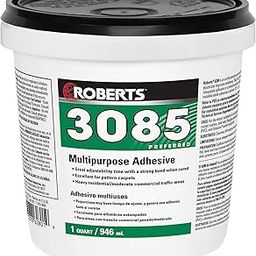Roberts 3085-0 Multipurpose Carpet and Felt Back Vinyl Adhesive, 1 Quart-picture-29