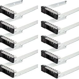 Hard Drive Bracket 3.5" HDD SSD Bracket X7K8W 0X7K8W Hard Drive Tray Caddy Compatible for Dell PowerEdge 16th/15th/14th Generation R240 R340 R440 R540 R640 R740 R740xd2 R6415 R7425, 10 Pack-24