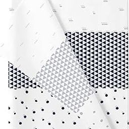 TOWNBUS - 50 Nos of Minimalist Printed Wrapping Paper | Perfect for Gift Wrapping, Storage, Stuffing, Wrapping of cloths, Arts and Crafts & other Business Uses | Acid Free-image-82