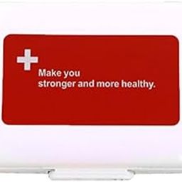 Glive's Travel Medicine Tablet Holder Storage Case Box Pill Case Pill Organizer (1, 8 Slots Box)-11