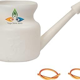 Yoga Store Wala Jal Neti Pot with Rubber Neti (540 ML White)-1