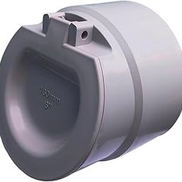 ESEKSAFAR 1pc PVC Pipe Fittings Pipe Screens Mosquito Tank Pvc Pipe Flap Gate Valve non Return Valve (160mm (6 inch)) for 6inch Water Drian PVC pipe-picture-3