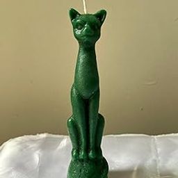Generic Cat Candle Wicca Spell/Birthday/Ritual Candle | White, Unscented, Large Size, Classic Style-image-7
