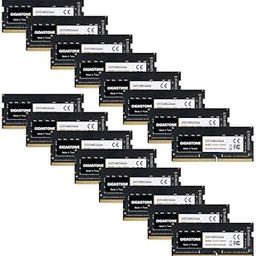【DDR4 RAM】 GIGASTONE 128GB Kit (16x8GB) DDR4 2666MHz (2400MHz or 2133MHz) PC4-21300 (PC4-19200/17000) CL19 1.2V SODIMM 260 Pin Unbuffered Non ECC High Performance Notebook Laptop Memory Upgrade-15