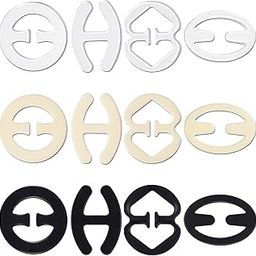 Bra Strap Clips, 12Pcs Bra Clips for Back, Anti-Slip Bra Straps Holder, Buckles Cleavage Control Clips for Bra-46