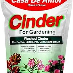 Casa De Amor Cinder for Gardening, Washed, for Bonsai, Succulents, Cactus and Roses Soil Mix (Also Called Sinder) (2 Kg)-image-72