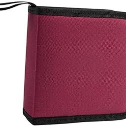 THE STYLE SUTRA CD DVD Carrying Case Compact Portable Sleeve Disc Holder for Travel Home Car Red-11