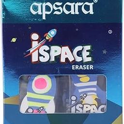 Apsara iSpace Non Dust Eraser | Non-Toxic & Dust Free |Soft & Smooth Erasing | Use for Students, Artists, Professionals & Office perpose use | (Pack of 1-20 Erasers)-picture-25