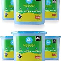 BLU by Absorbia | Moisture Absorber with Activated Charcoal| Pack of 18 (720ml Each) 800ML Absorption Capacity | Dehumidier for Wardrobe Closets|…-picture-28