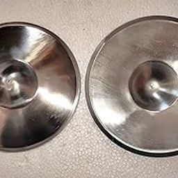 Musicals Cymbals 10 inch steel (silver) 1 pair-image-3