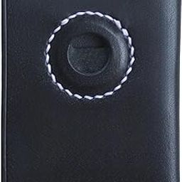 Minimalist Full Grain Leather Wallet for Men, Cash & Pull Strap for Cards with One Coin Slot(Black)-picture-43