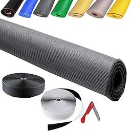 UR LITTLE SHOP Fiberglass Mosquito Net for Windows 5/6 Feet (150/180 Cm) 60/72 Inches 1 Year Guarantee Without Stitching (Grey Color) 200GSM-image-32