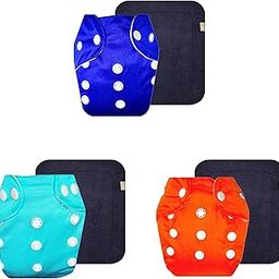 Dumbledo Lite Cloth Diaper with Black Insert (Pack of 3) | Dry Feel and Comfortable | Leakproof | Easy to Clean | Trusted by Moms | 3 Months – 2 Years | Unisex Baby-18