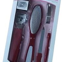 RIGJAK Professional Nail and Foot Care Kit, 6-Piece Professional Beauty Tools, Pedicure Tools for Feet - 6 in 1 Pedicure Kit | Foot Scrubber for Dead Skin, Callus Remover, Foot Scraper, Foot File, Pitchfork, Filer for Nail clipper-8