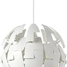 Ikea E27 13-Watts Antique Style Round White Pendant Lamp-Plastic(Dc)-picture-41