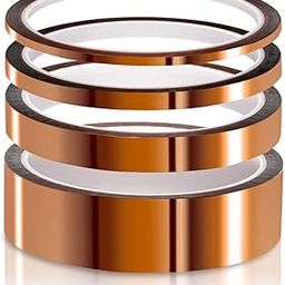 High Temp Tape, ELEGOO 4 Pack Polyimide High Temperature Resistant Tape Multi-Sized Value Bundle 1/8’’, 1/4’’, 1/2’’, 1’’ with Silicone Adhesive for Masking, Soldering etc.-image-51
