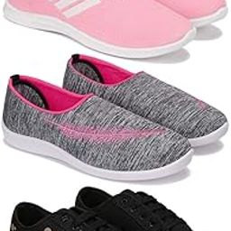 Sports (Walking & Gym Shoes) Running, Loafers, Sneakers Shoes for Women Combo(MR)-1704-1543-1629 Multicolor (Pack of 3)-image-16