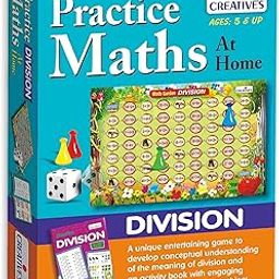 Creative Practice Maths at Home Division Board Game (Multi-Color), Kids, Multicolor-22
