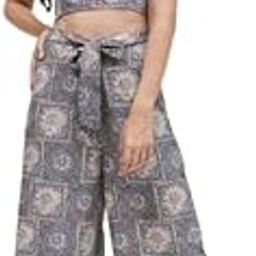 Printed Grey Top & Pallazo Co-ords-10